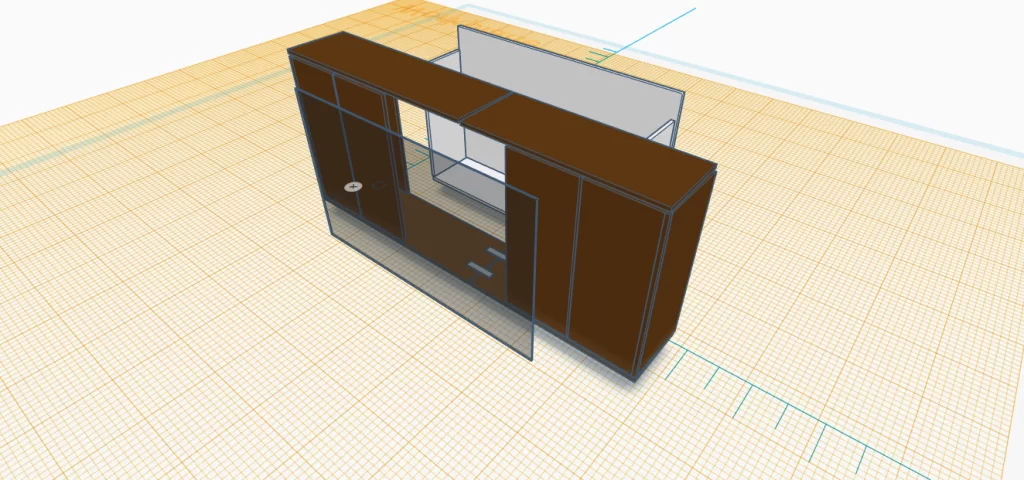 terrarium entertainment center 3D model