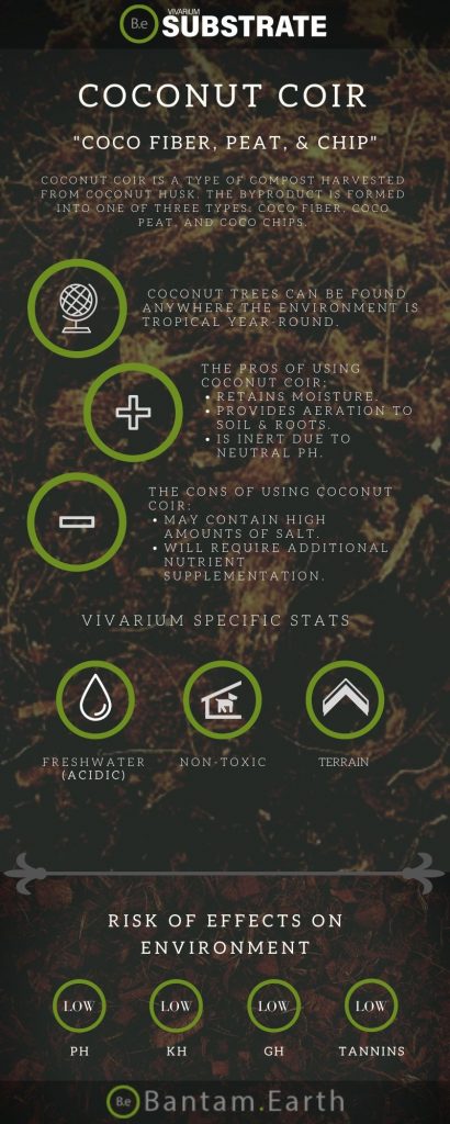 A Complete Guide On Coconut Coir Fiber, Peat, Chip For Vivarium Use