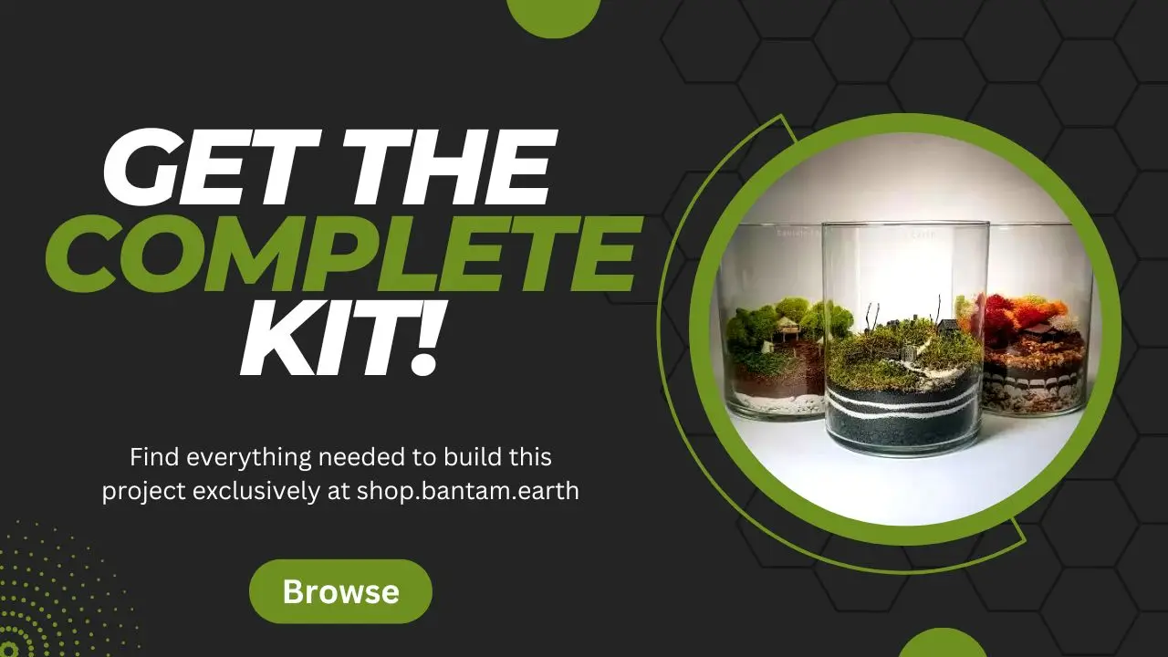 Get the supplies needed only at shop.bantam.earth